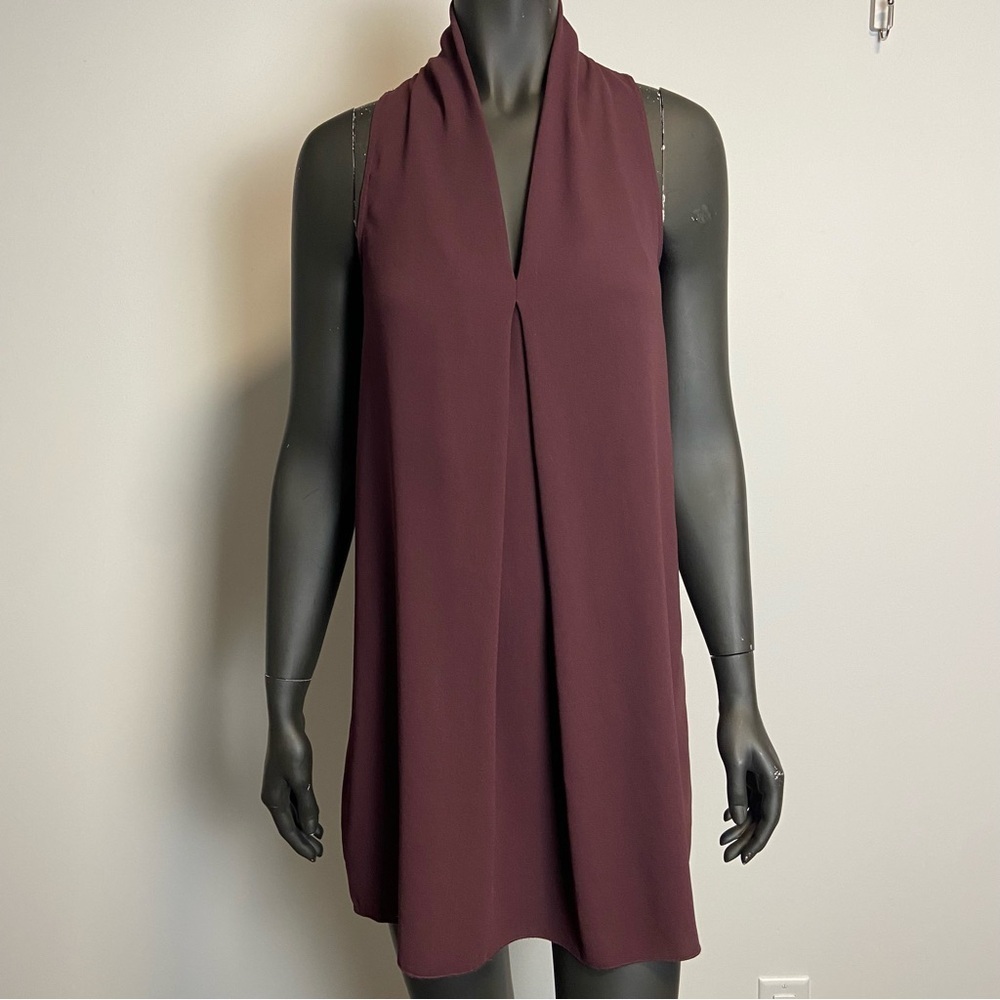 227. ARITZIA WILFRED / Silk Blend sleeveless mini dress Xs